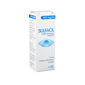 Sulfacil de natriu 20% 10ml pic. oft. 