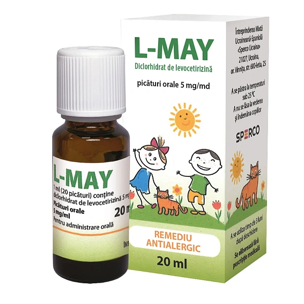 L-May 5mg/ml 20ml pic.orale, sol. N1