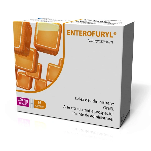 Enterofuryl 200mg caps. N16
