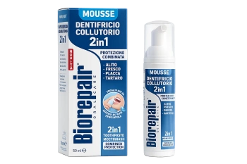 Biorepair Protection Mousse 2in1 (pastă de dinți+clătitor) 75ml