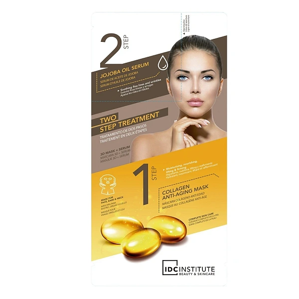 IDC Institute Masca revitalizanta p/u fata, git, decolteu 35g+5g