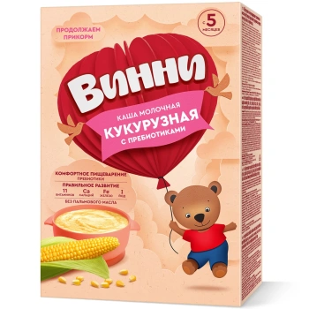 Vinni Terci Lapte cu porumb și prebiotice 200g