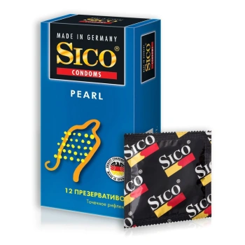 Prezervative Sico N12 Pearl (relief punctat)