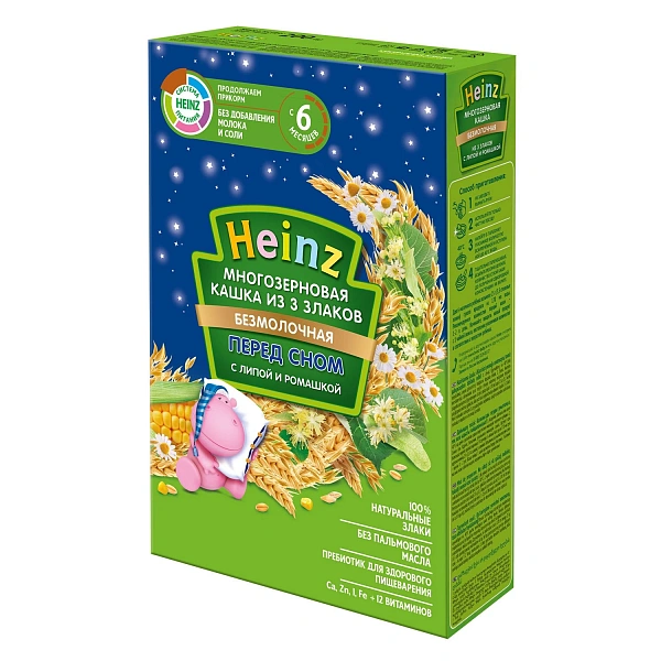 Heinz Terci asorti din 3 cereale cu Tei și Mușetel 200g Heinz Terci asorti din 3 cereale cu Tei și Mușetel 200g