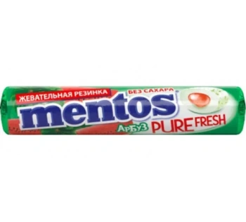 Mentos Gumă de mestecat  Roll Pure Fruit Pepene Verde 15,5g
