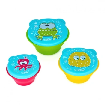 U-Grow Set 3 Boluri Hranire 160/240/340ml A-155 