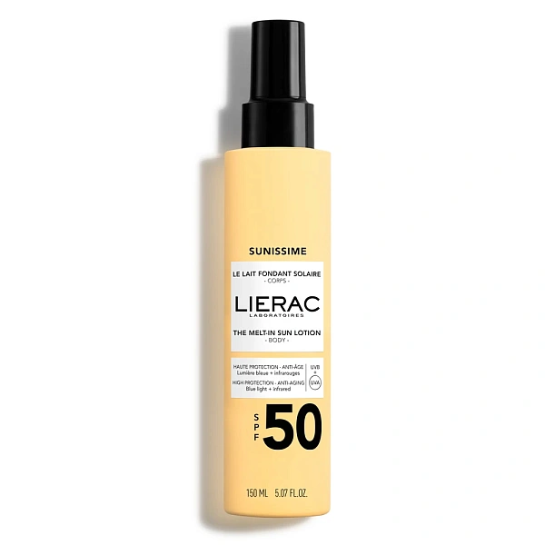 LIERAC Sunissime Lăptișor pentru corp SPF50, 150ml