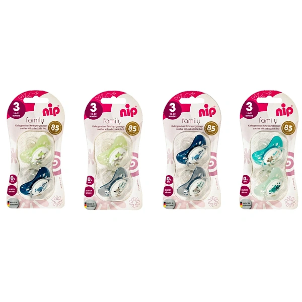 NIP Family B Suzetă silicon, mărimea 3 (16-32luni) N2
