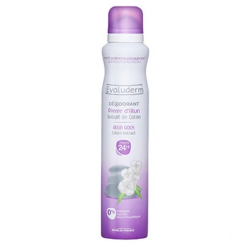 Evoluderm Deodorant de corp cu coton,24h, spray, 200ml