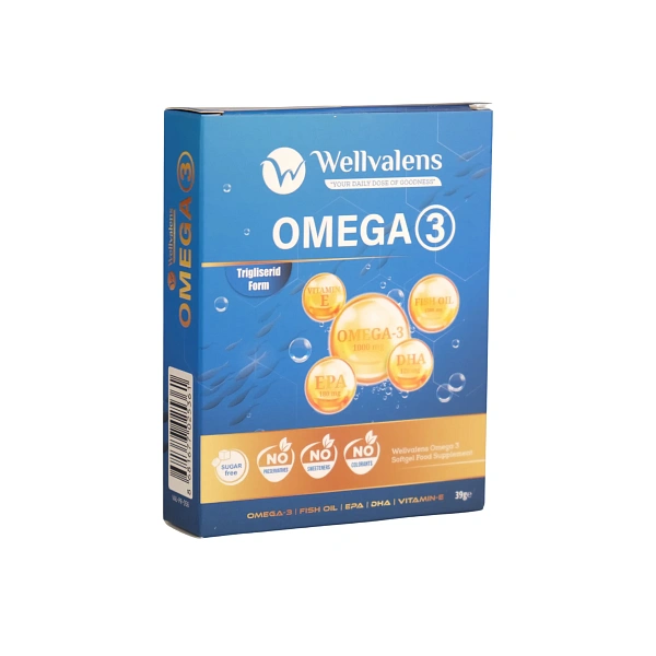 Wellvalens Omega-3 1000mg caps. N30