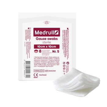 Șervețele de tifon sterile 10x10cm N5 Forans