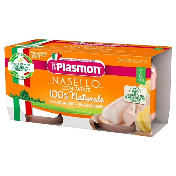 Plasmon Piure cu hec si cartofi ,+6 luni ,2x80 g
