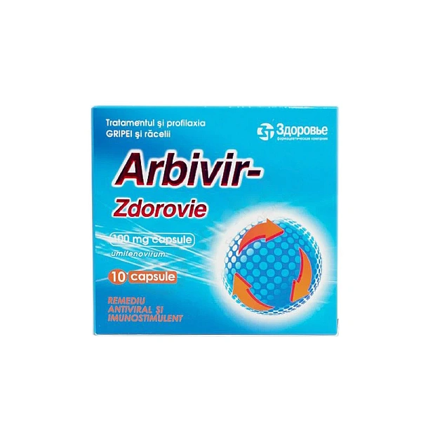 Arbivir 100mg caps. N10 (Analog Arbidol)