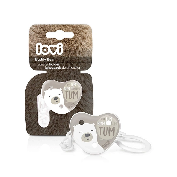 Canpol Baby  10/887 LOVI Lanț suzeta Buddy Bear
