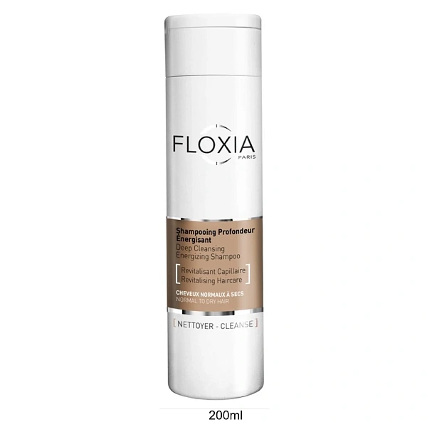 Floxia Șampon energizant pentru curățare profundă pentru păr normal spre uscat, 200ml Floxia Șampon energizant pentru curățare profundă pentru păr normal spre uscat, 200ml