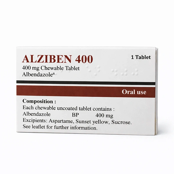 Alziben 400mg comp. masticab. N10