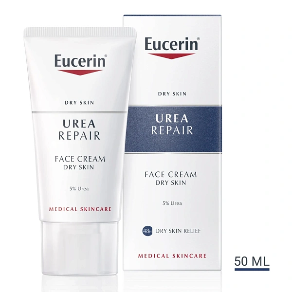 Eucerin UreaRepair 5% Uree Cremă de zi pentru față cu efect de netezire 50ml