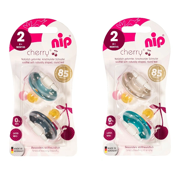 NIP Cherry B Suzetă latex, mărimea 2 (6+luni) N2