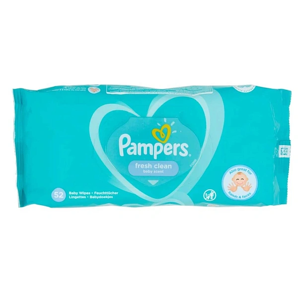 Pampers Baby Wipes Fresh Clean N52