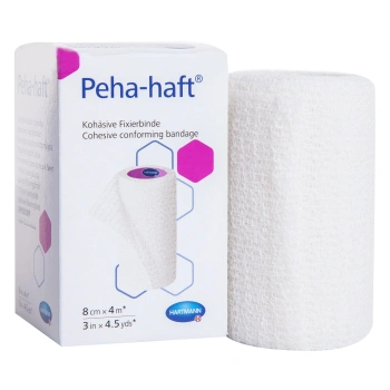 Hartmann Peha-haft Fasa elastică autoadezivă pt fixarea pansamentelor 8cmx4 N1 9324435