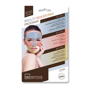IDC Institute Mască pentru față, ten uscat, 5gr+5gr+5gr (3951)