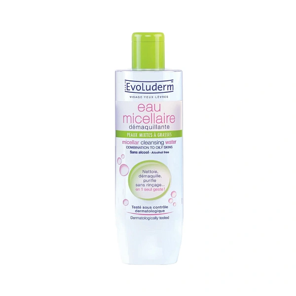 Evoluderm Apă micelara pentru piele combinata 100ml (18352) Evoluderm Apă micelara pentru piele combinata 100ml (18352)