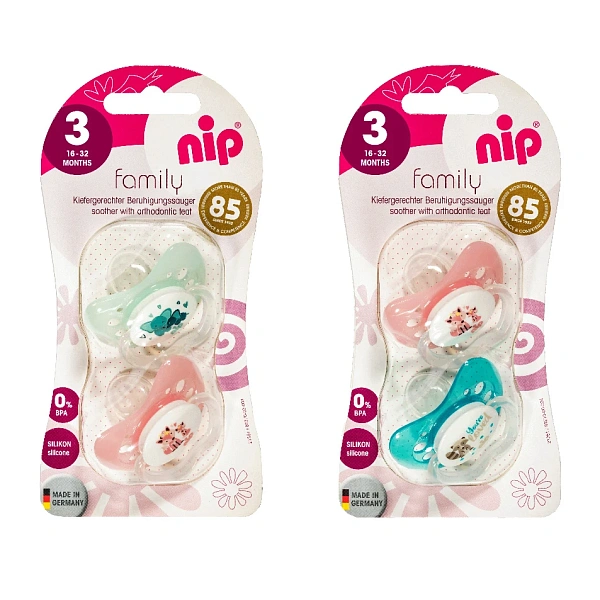 NIP Family F Suzetă silicon, mărimea 3 (16-32luni) N2