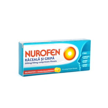 Nurofen raceala si gripa 200mg+30mg comp. film. N12