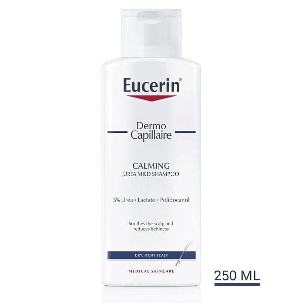 Eucerin DermoCapillaire Urea 5% Șampon calmant delicat 250ml Eucerin DermoCapillaire Urea 5% Șampon calmant delicat 250ml