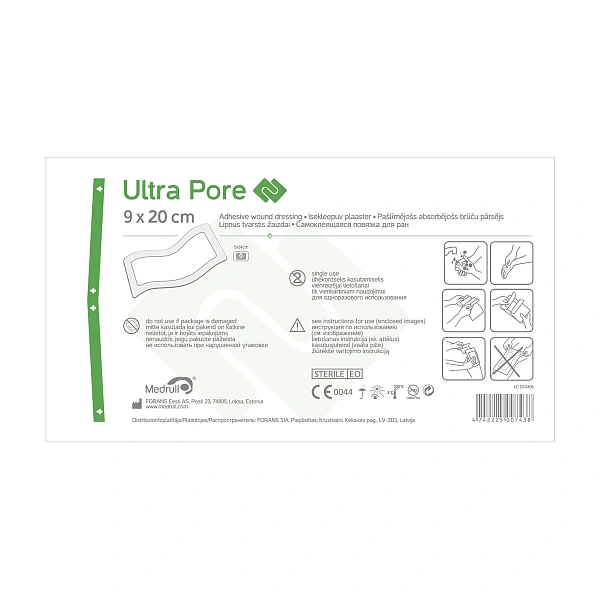 Pansament adeziv pentru rani 9x20cm Ultra Pore Forans
