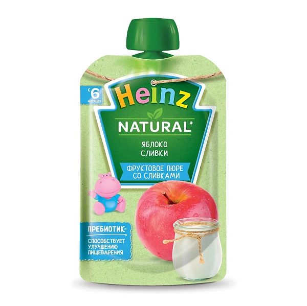 Heinz Pireu măr cu smantana dulce 90g