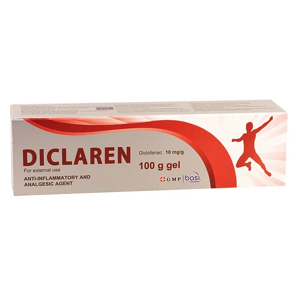 Diclaren 10mg/g 100g gel 