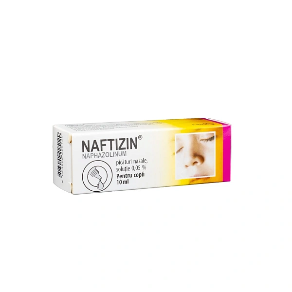 Naftizin 0.05% 10ml pic.naz. cu pipeta N1 (Farmak) OTC