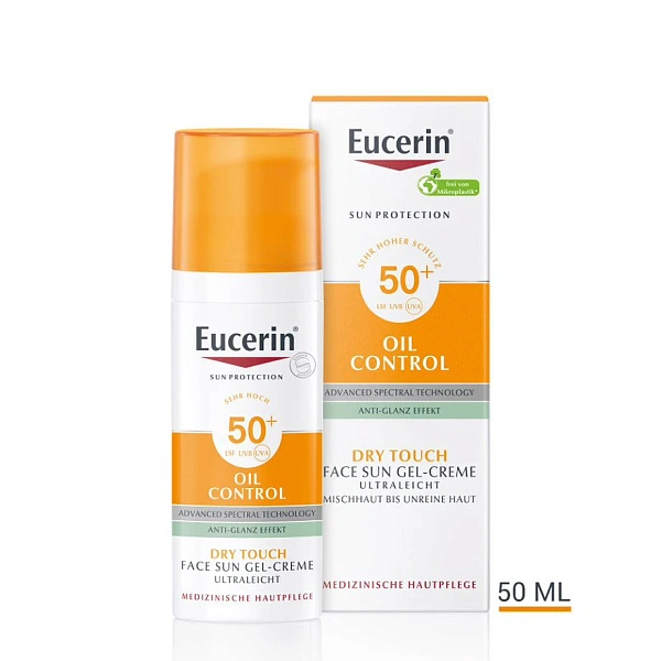 Eucerin Sun Oil Control Gel-Cremă matifiantă SPF 50+ 50ml