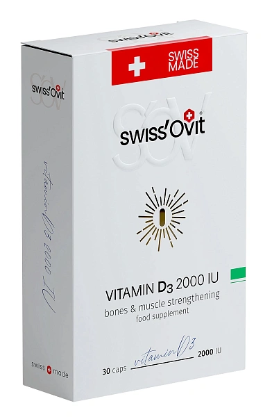 SwissOvit Vitamina D3 2000IU caps. N30 (Forans)
