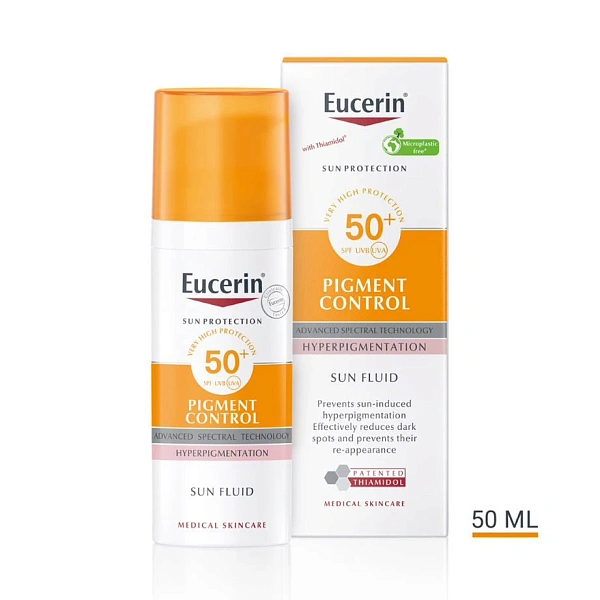 Eucerin Sun Pigment Control Fluid antipigmentare SPF 50+ 50ml