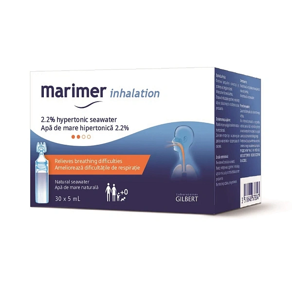 Marimer sol. hipertonica pentru inhalatii 5ml N30