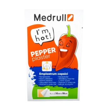 Emplastru 10cmx18cm perforat cu piper N1