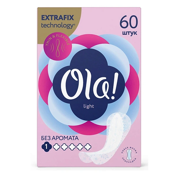 Ola Daily Deo Absorbante zilnice,  60 buc