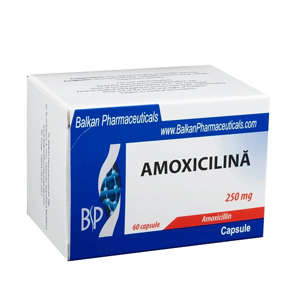 Amoxicilina 250mg caps. N10x6 Amoxicilina 250mg caps. N10x6
