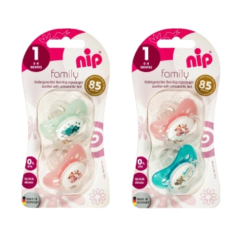 NIP Family F Suzetă silicon, mărimea 1 (0-6luni) N2