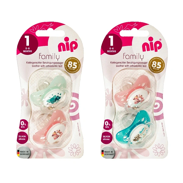 NIP Family F Suzetă silicon, mărimea 1 (0-6luni) N2