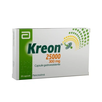 Kreon 25000 300mg caps. N20 
