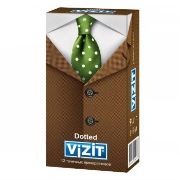 Prezervative Vizit N12 Dotted (relief punctat)