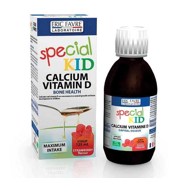 Special Kid Calciu vitamine D sirop 125ml N1 Special Kid Calciu vitamine D sirop 125ml N1