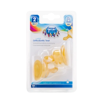 Canpol Baby 23/102 Tetina cauciuc medie rapida  2 duc