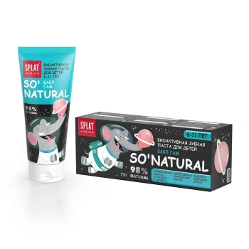 Splat Junior Pastă de dinți pentru copii (6-11 ani) Bubble Gum 73g