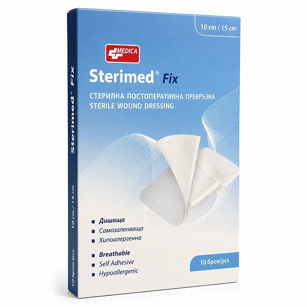 Pansament steril post-operator Sterimed Fix 10x15cm N10