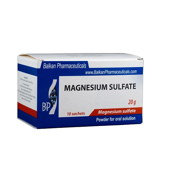 Magnesii sulfat 20g pulb.sol.orala N10 (BalkanPharm)