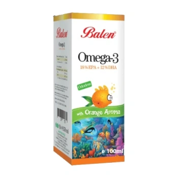 Balen Omega 3 cu aroma de portocale 100ml